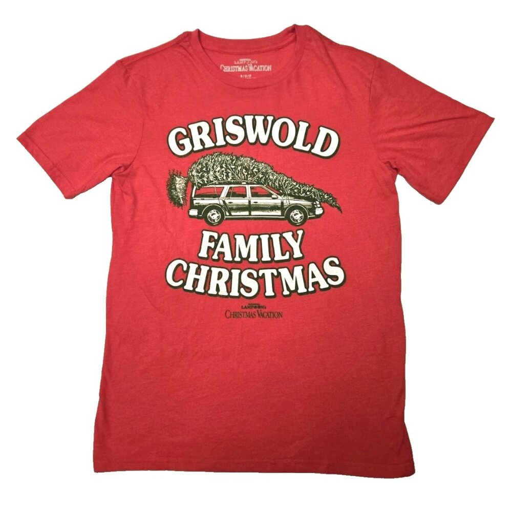 National Lampoon's "Griswold Family Christmas" Red T-shirt. Sz. Small. NWOT